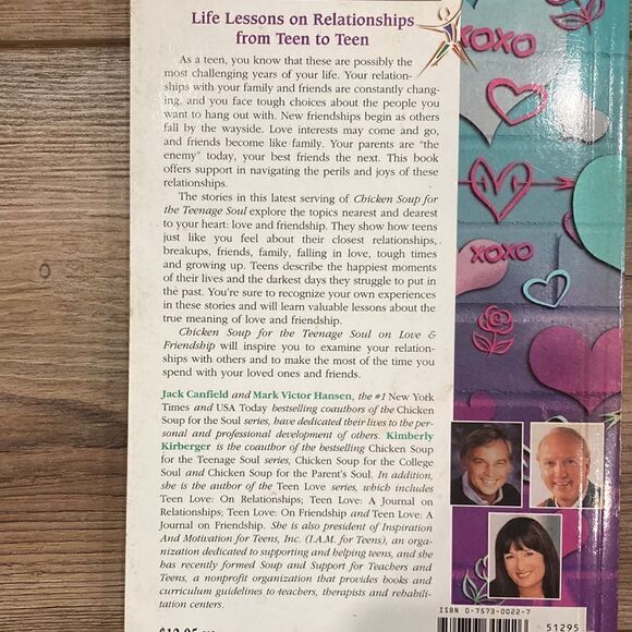 5/$15 Chicken Soup for the Teenage Soul on Love & Friendship(Preowned Paperback) - Picture 3 of 9